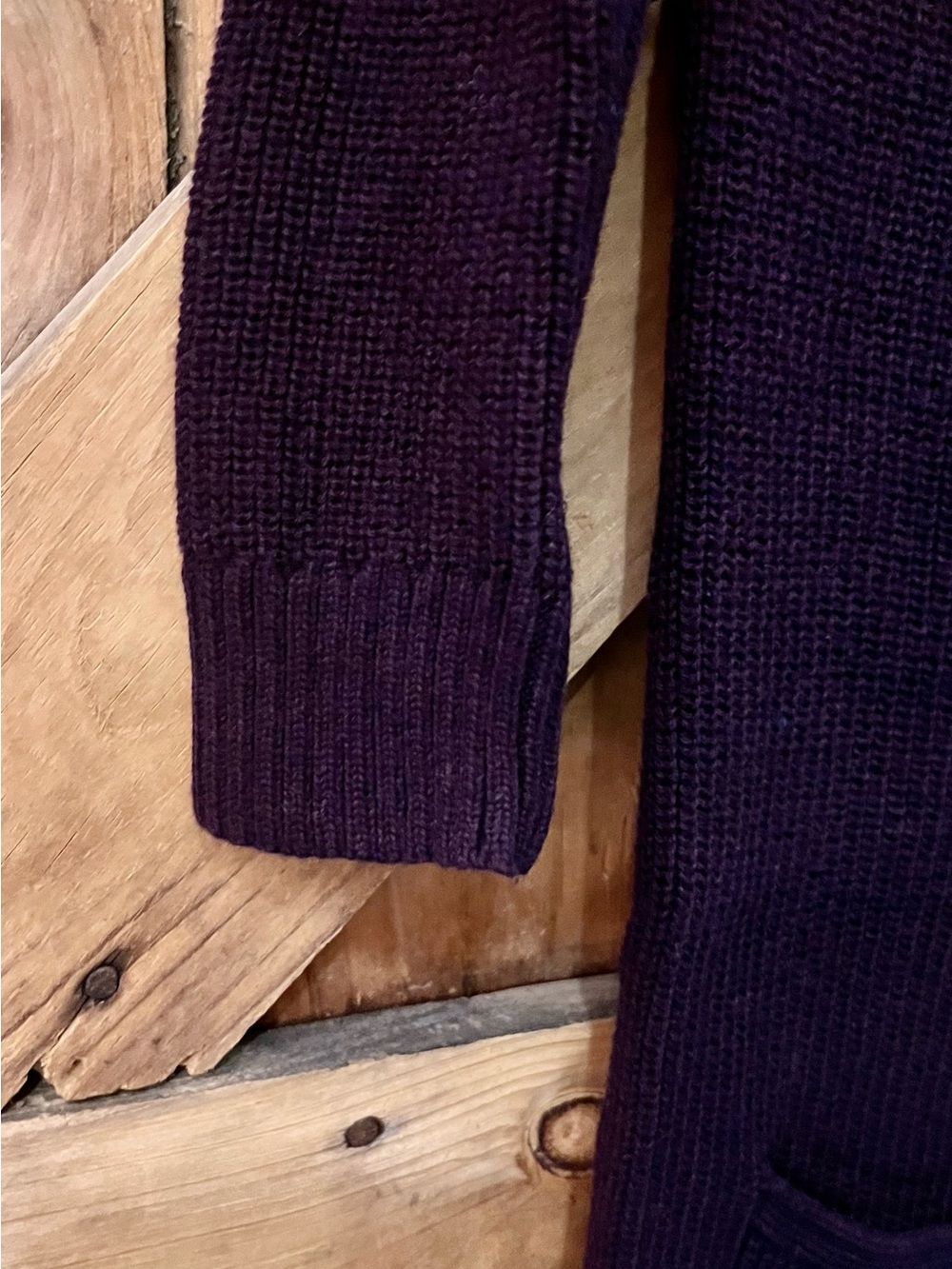 Rag & Bone Purple Merino Wool Maxi Sweater Dress XS - Picture 9 of 11